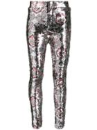 Isabel Marant Odizo Sequined Trousers - Metallic