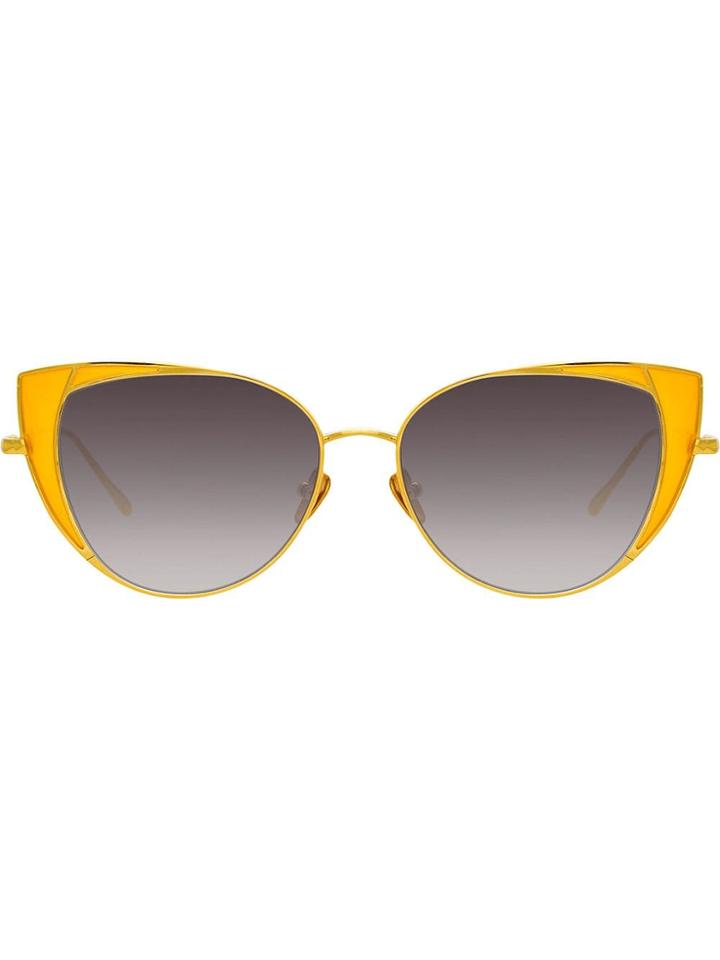 Linda Farrow Lfl855 Sunglasses - Gold