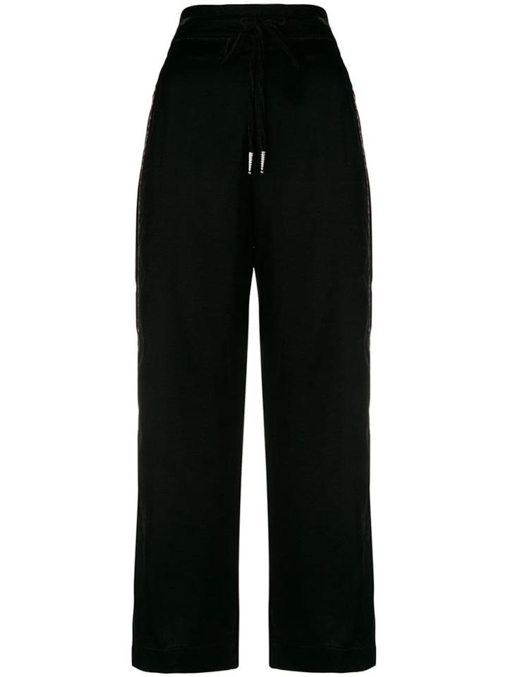Pinko Atrio Cropped Trousers - Black