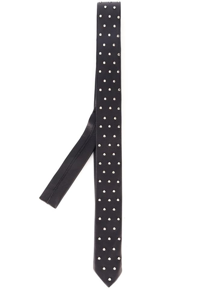 Les Hommes Studded Front Tie