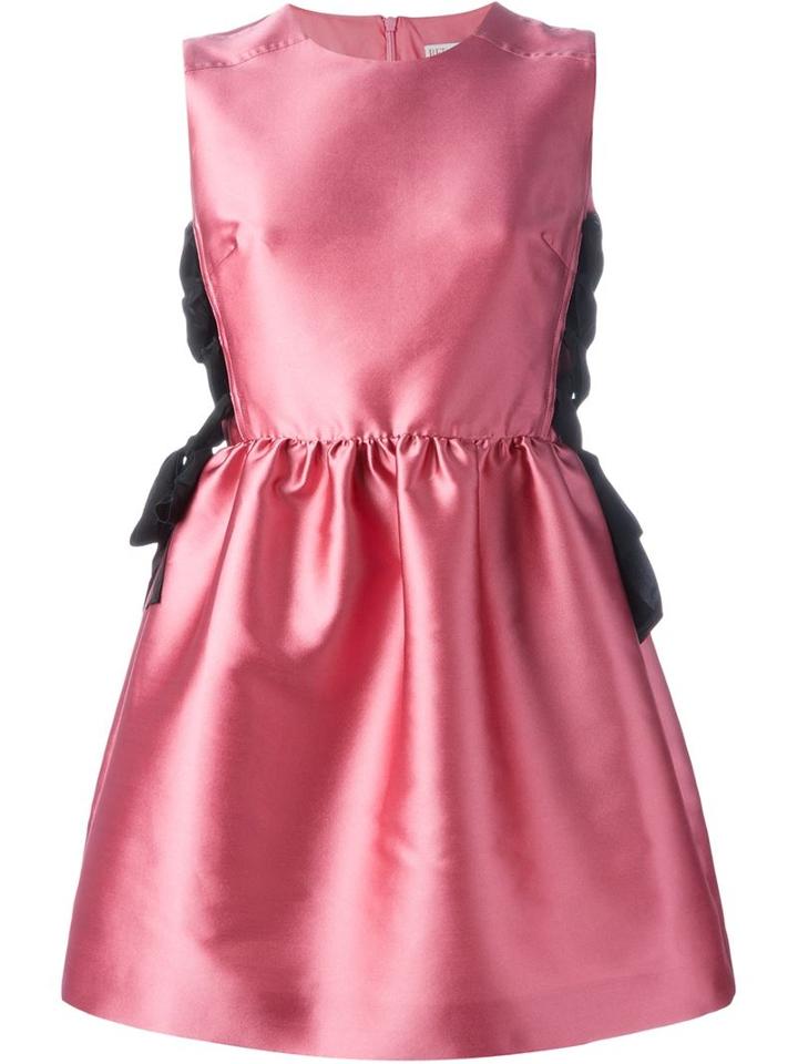Red Valentino Lace-up Sides Mini Dress
