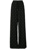 Prabal Gurung Pearl Embroidered Trousers - Black