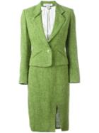Christian Dior Vintage Tailleur Skirt Suit, Women's, Size: 38, Green