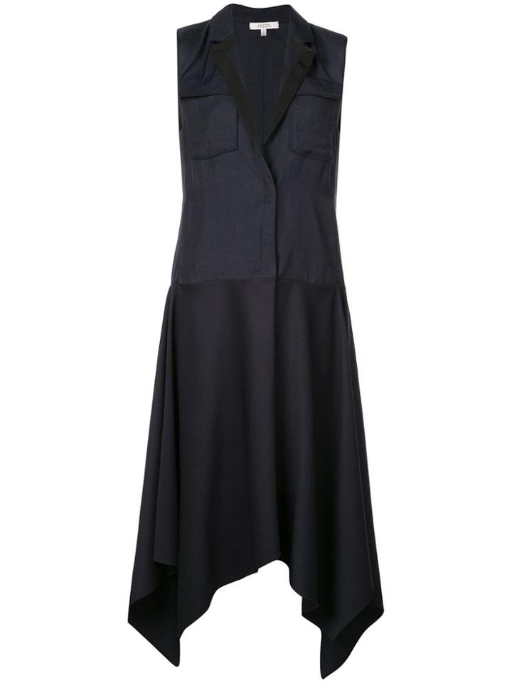 Dorothee Schumacher Button Down Neck Dress - Blue