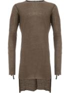 Cedric Jacquemyn Long-sleeve Fitted Sweater - Green