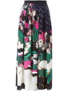 Mary Katrantzou Jewel Cloud Print 'santhus' Skirt, Women's, Size: 8, Silk