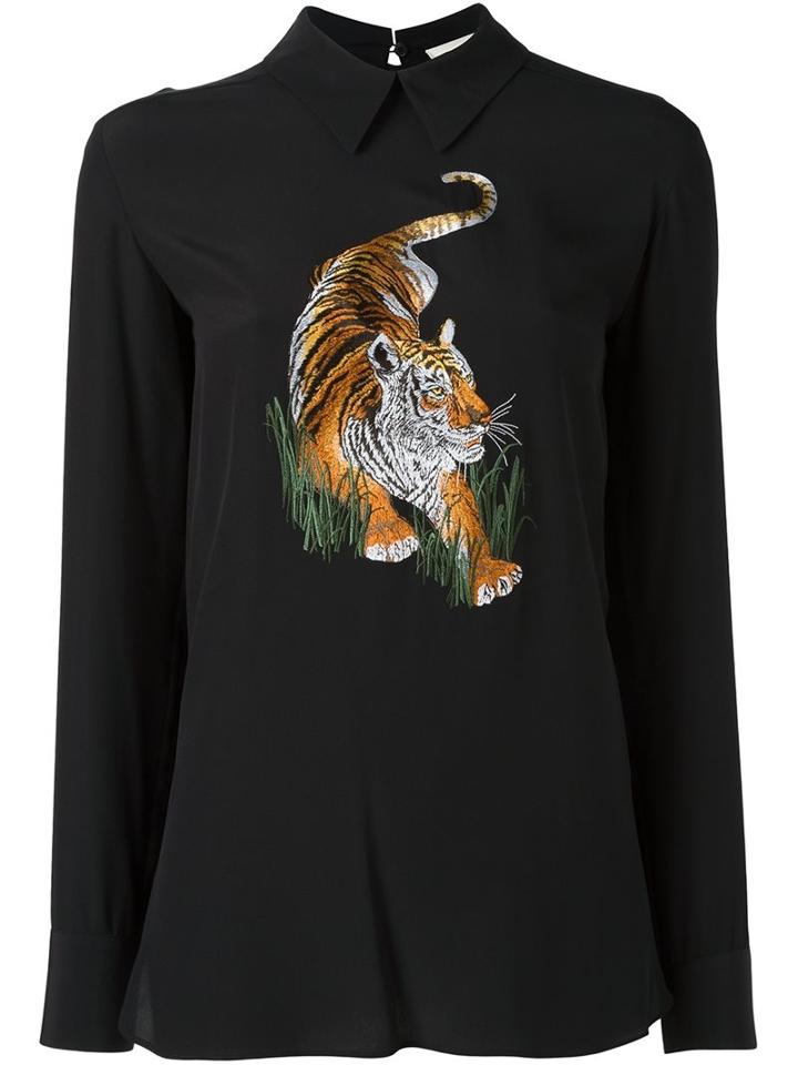 Stella Mccartney Tiger Embroidered Blouse