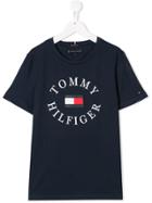 Tommy Hilfiger Junior Logo T-shirt - Blue