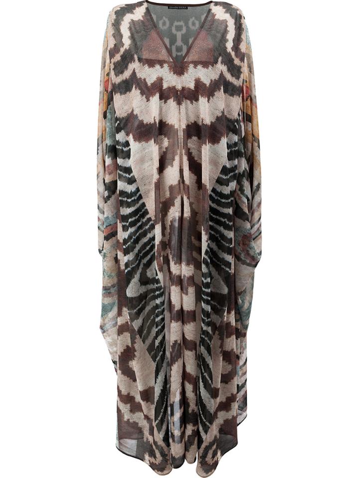 Afroditi Hera Printed Kaftan Dress - Multicolour