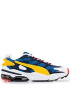 Puma Colour Blocked Low Top Sneakers - Blue