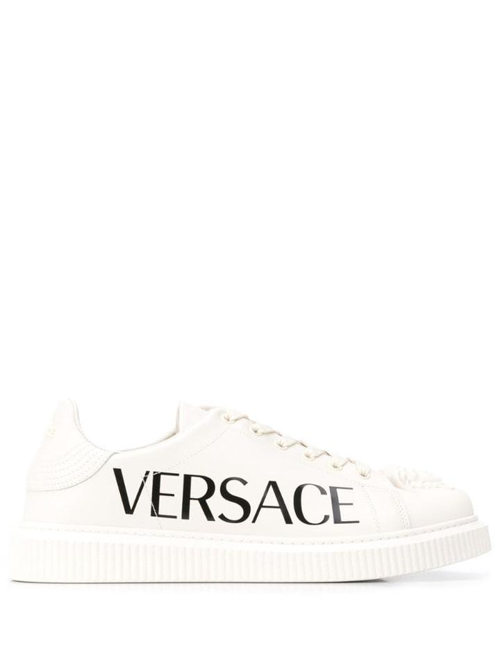 Versace Medusa Head Low-top Sneakers - White