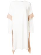 Agnona Double Sleeve Dress - White
