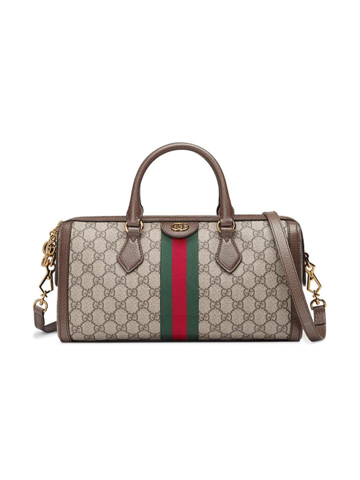 Gucci Ophidia Gg Medium Top Handle Bag - Nude & Neutrals