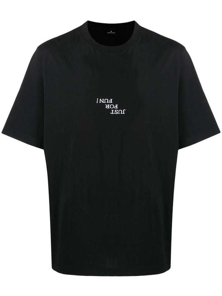 Marcelo Burlon County Of Milan Rear Logo Print T-shirt - Black