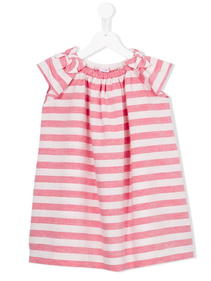 Il Gufo - Striped Dress - Kids - Cotton/linen/flax - 10 Yrs, Pink/purple