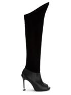 Andrea Bogosian Panelled Sock Boots - Black
