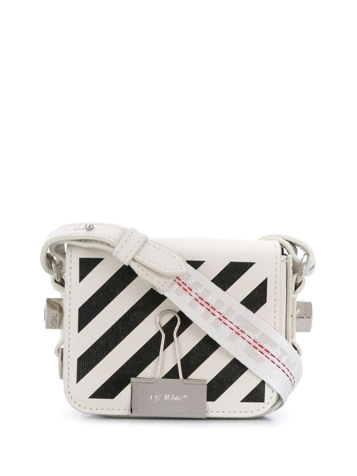 Off-white Mini Binder Clig Bag
