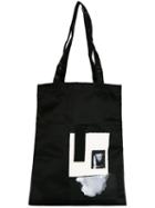 Rick Owens Drkshdw 'mastodon' Tote, Men's, Black, Cotton/nylon/polyurethane/rubber