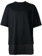 Juun.j - Layered Hem T-shirt - Men - Cotton - 48, Black, Cotton