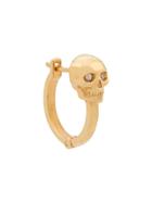 Northskull Skull Hoop Earring - Gold