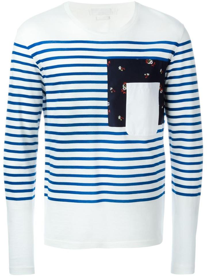 Alexander Mcqueen - Striped Top - Men - Cotton - Xxl, White, Cotton