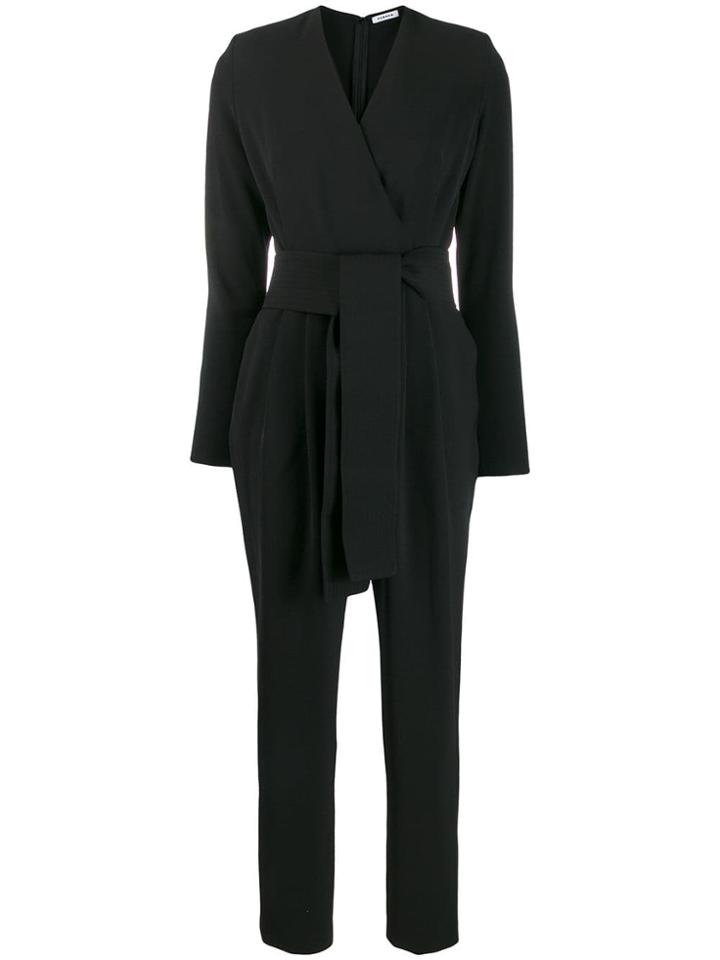 P.a.r.o.s.h. Tie Waist Jumpsuit - Black
