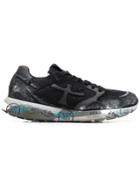 White Premiata Zac Sneakers - Black