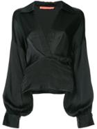 Manning Cartell Long-sleeve Fitted Blouse - Black