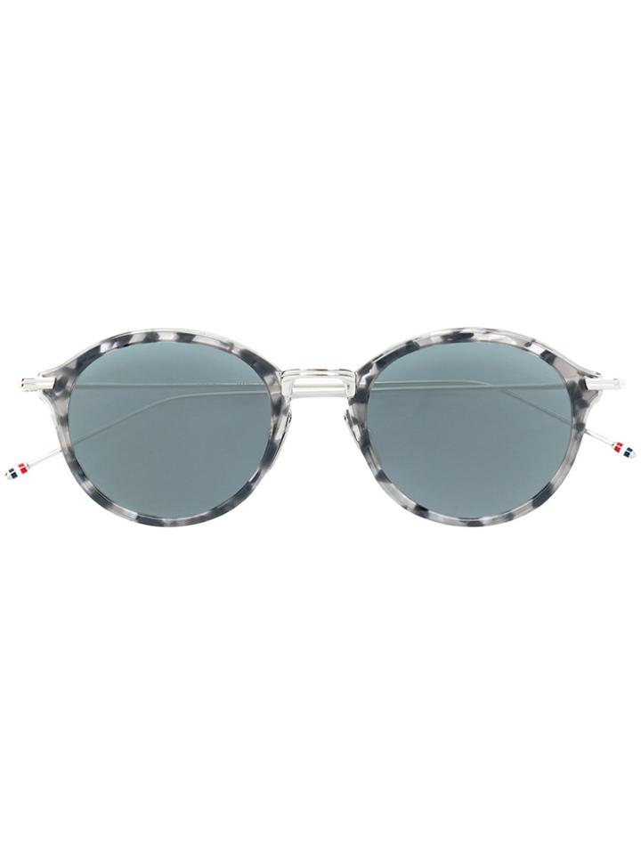 Thom Browne Eyewear Tortoiseshell Sunglasses - Grey