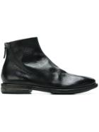 Marsèll Pebbled Grain Boots - Black