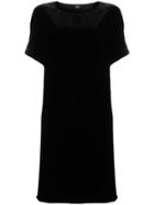 Aspesi Shortsleeved Velvet Dress - Black
