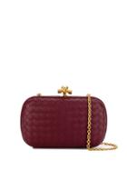 Bottega Veneta Chain Knot Clutch - Red