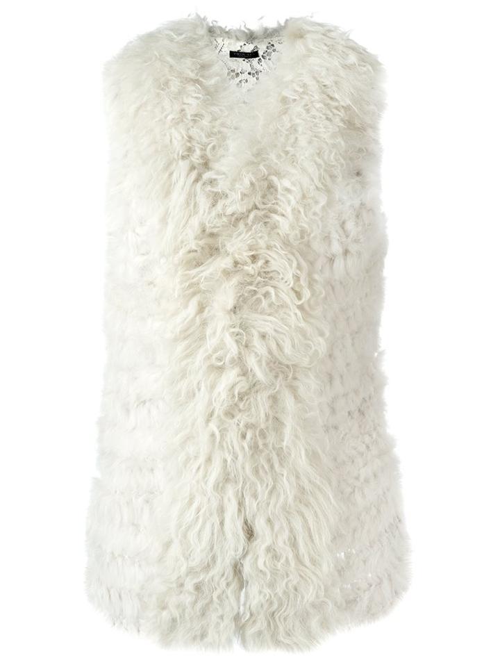 Twin-set Fur Vest, Women's, Size: Small, Nude/neutrals, Cotton/polyamide/viscose/lamb Fur