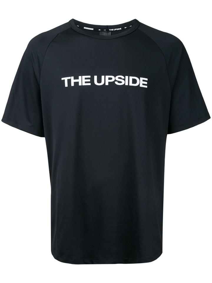 The Upside Logo Print T-shirt - Black