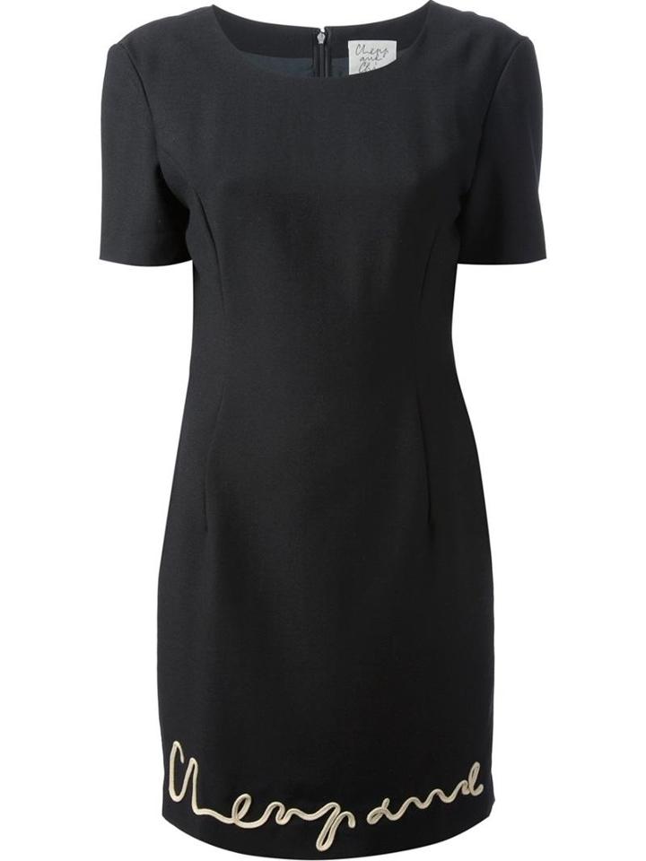 Moschino Vintage Applique Shift Dress