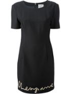 Moschino Vintage Applique Shift Dress