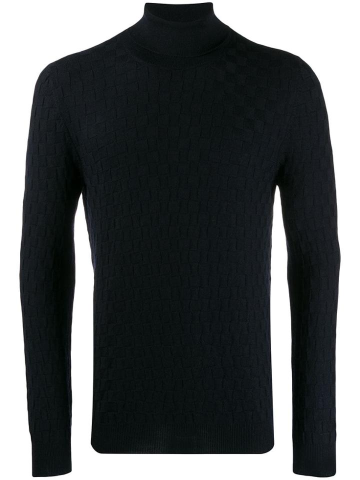 Tagliatore Turtleneck Sweatshirt - Blue