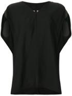 Rick Owens Ricamata Floating Top - Black