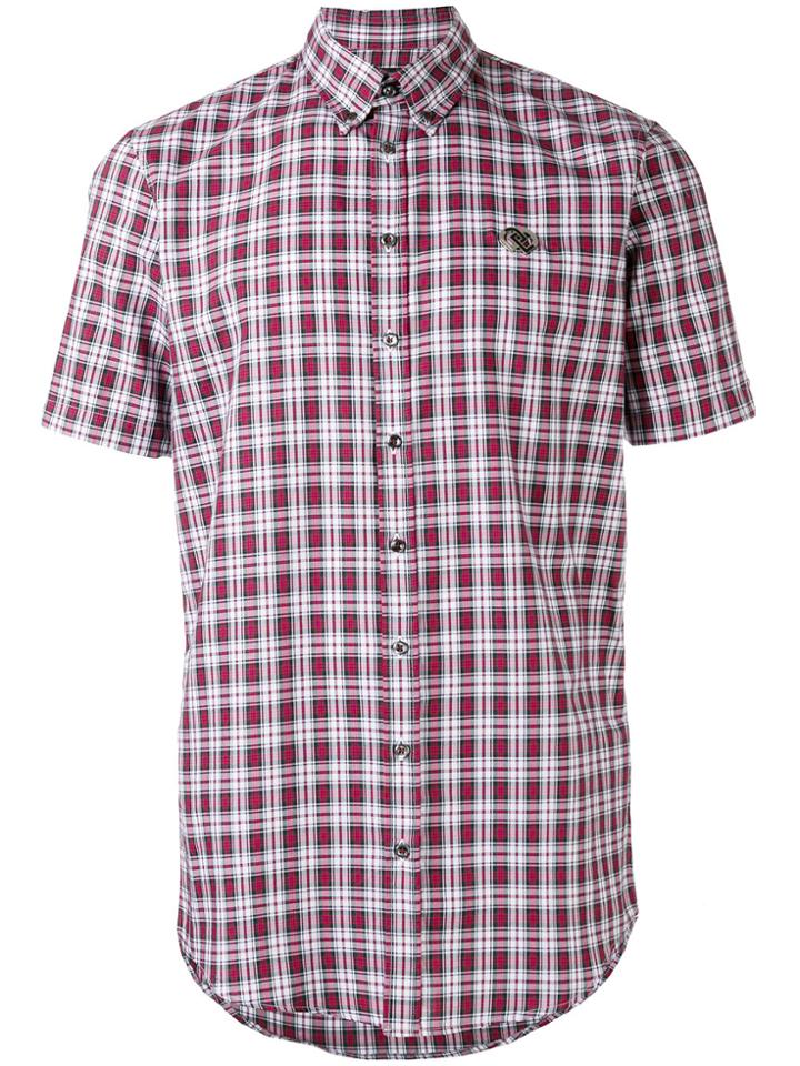 Dsquared2 Short Sleeved Tartan Shirt - Black