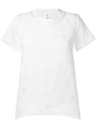 Comme Des Garçons Noir Kei Ninomiya Polka Dot Layer T-shirt - White
