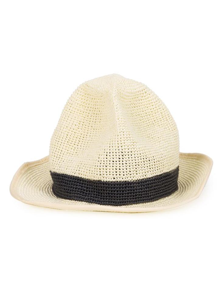 Mihara Yasuhiro Trilby Hat, Men's, Black, Paper