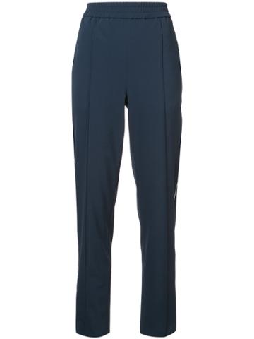 Kuho High Waisted Trousers - Blue