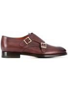 Santoni Double-monkstrap Shoes - Red