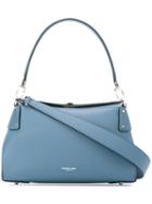 Michael Kors Top Lock Tote, Women's, Blue, Leather