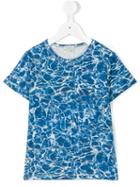 Paul Smith Junior - Water Print T-shirt - Kids - Cotton - 10 Yrs, Blue