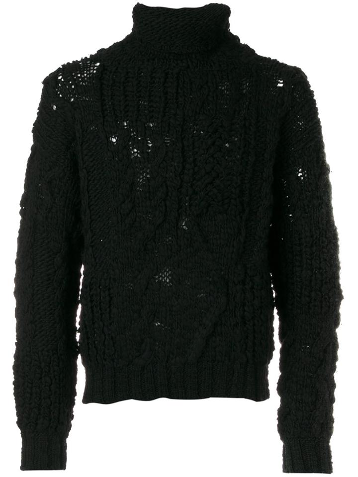 Maison Flaneur Turtleneck Jumper - Black