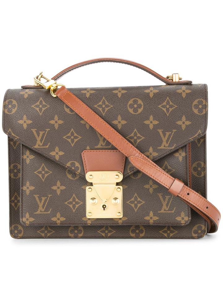 Louis Vuitton Vintage Monceau Tote Bag - Brown