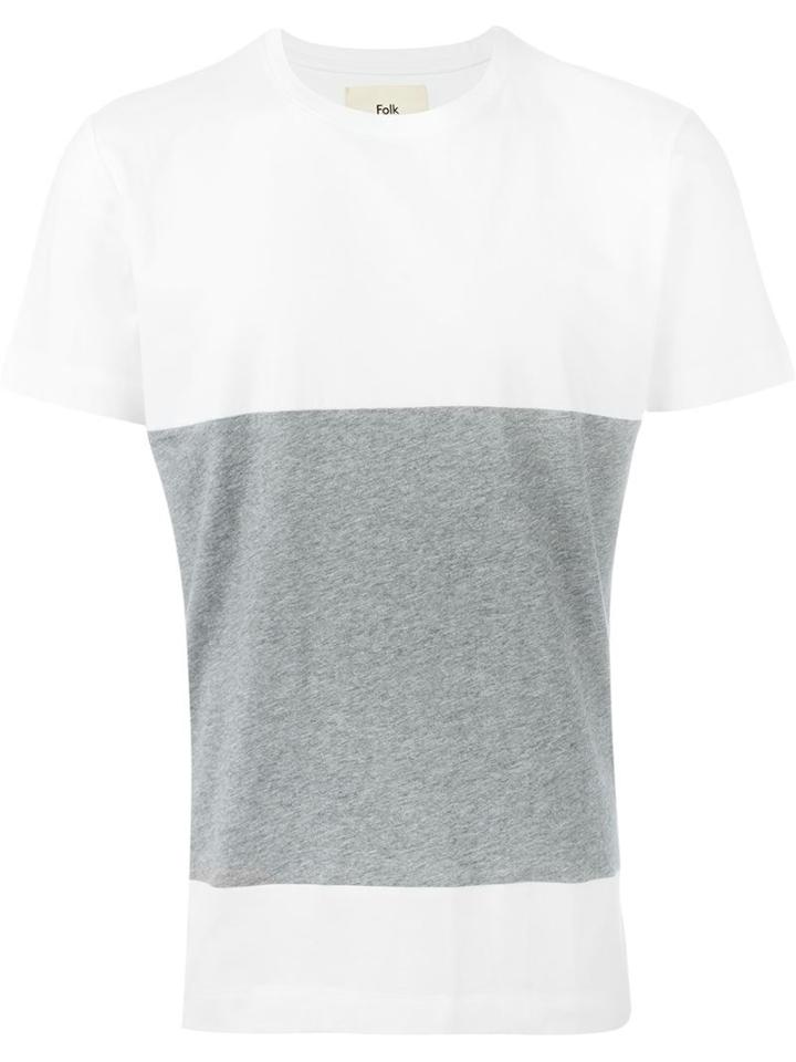 Folk Prospect T-shirt, Men's, Size: 4, White, Cotton