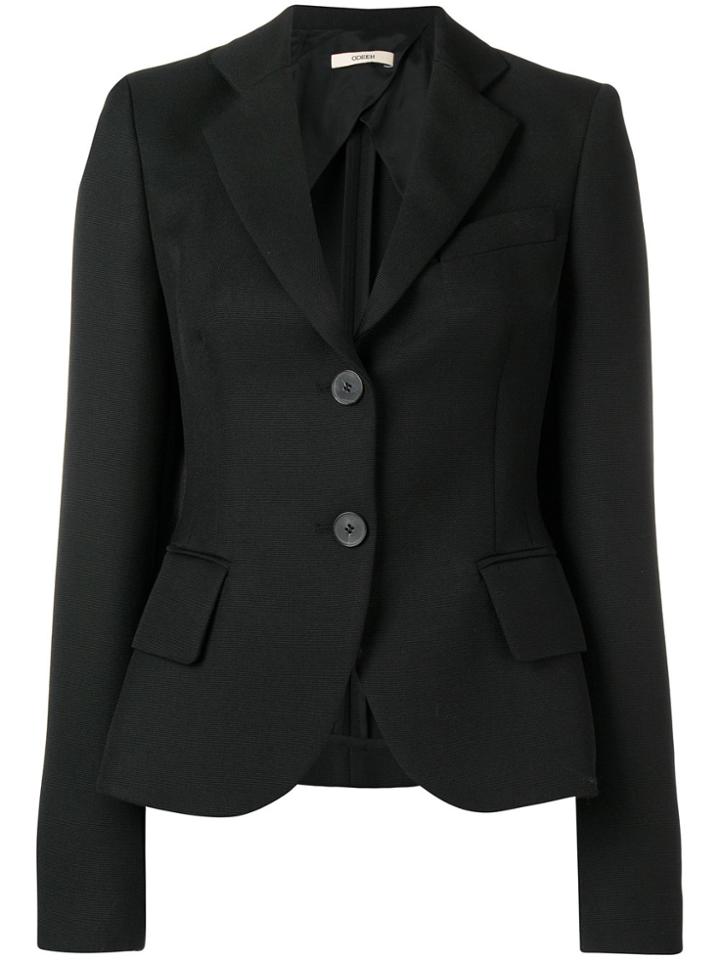 Odeeh Classic Fitted Blazer - Black