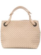 Bottega Veneta Garda Intrecciato Tote - Nude & Neutrals